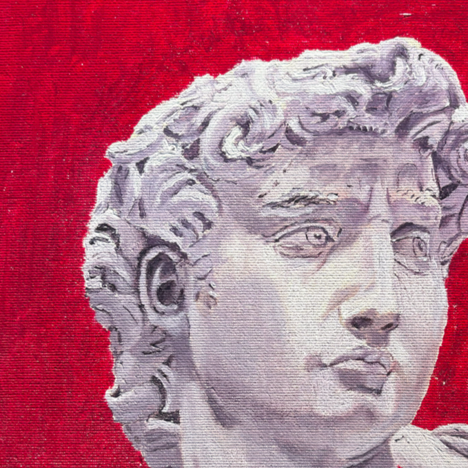 Original Painting "David" - by Tobias Hungeberg (20x30 cm)