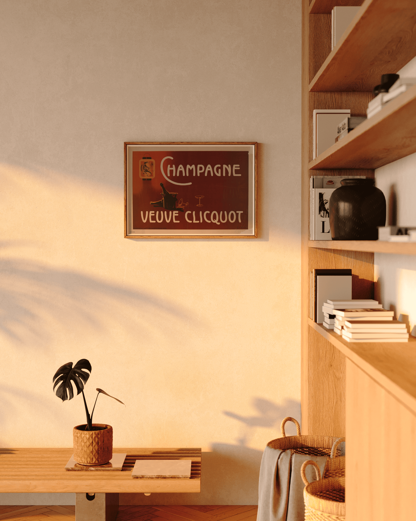 Vintage Veuve Clicquot Champagne - Art Poster