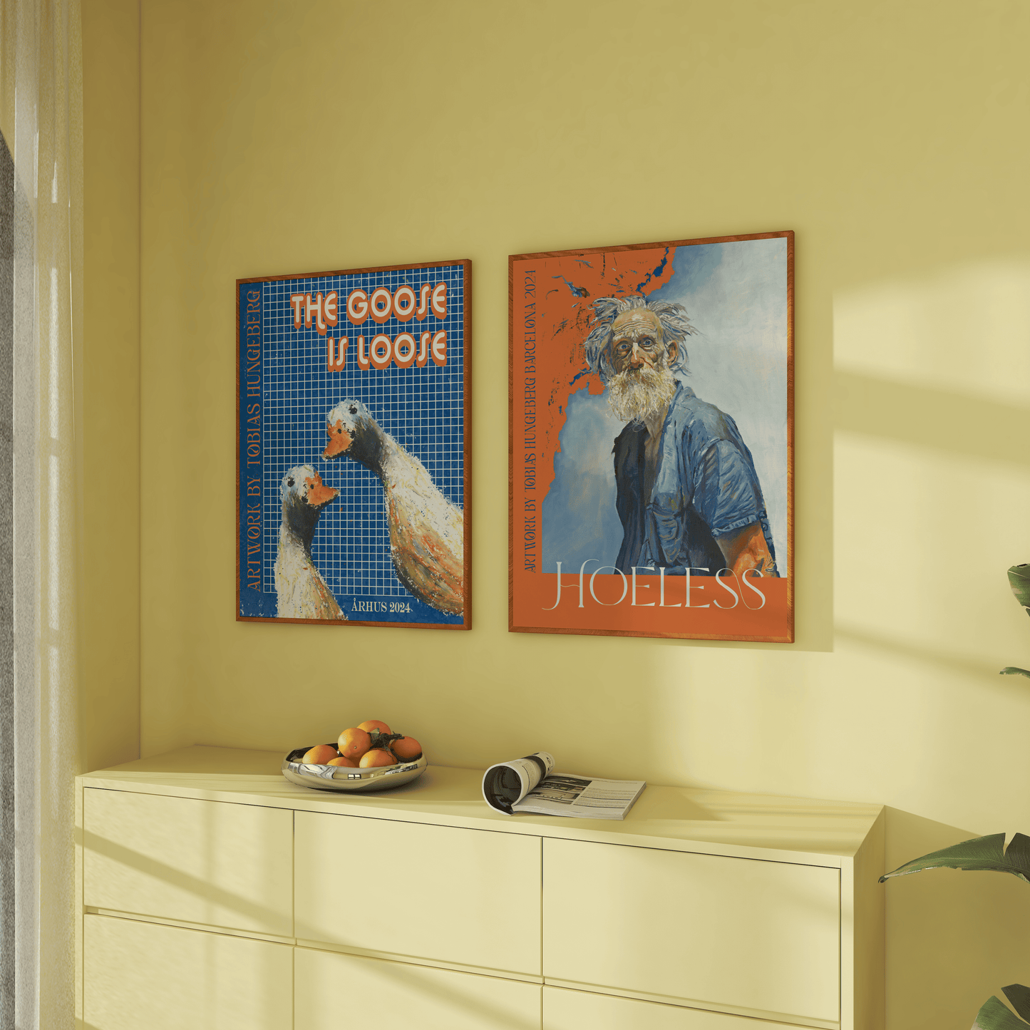 THE GOOSE IS LOOSE - Art Poster