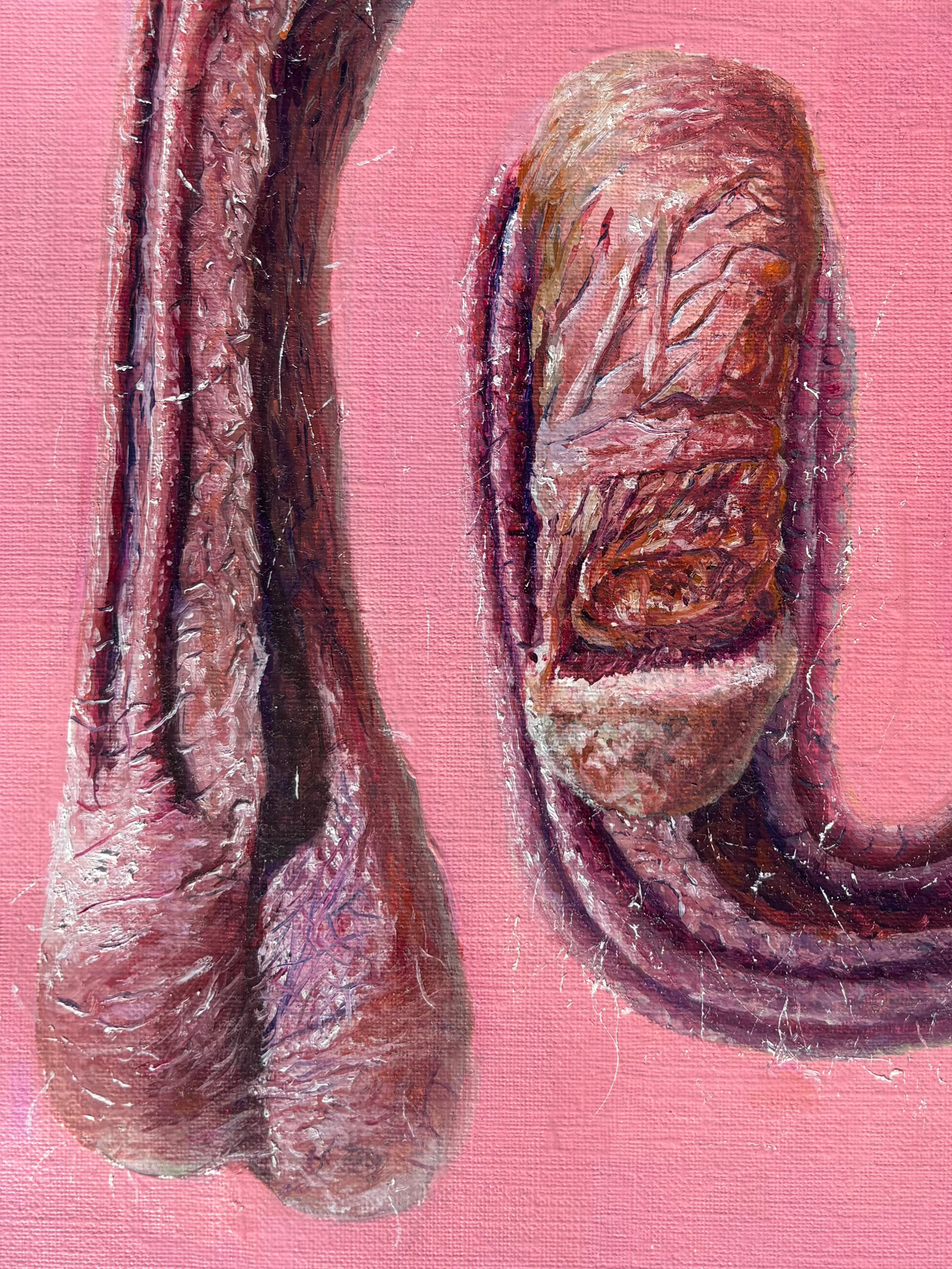 Original Painting "Hysteries Loop" - by Tobias Hungeberg (30x20cm)